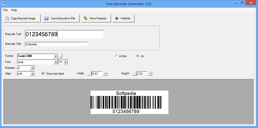 free upc barcode